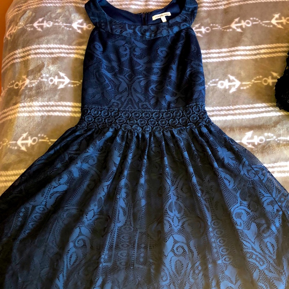 Blue dress